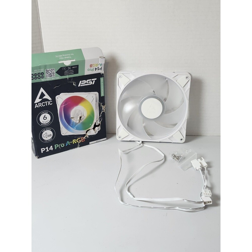 ARCTIC P14 Pro PST white Case Fan PC Cooler Premium Silent 14cm